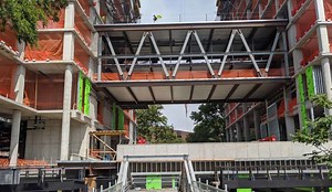Stevens Student Housing and University Center Third Floor Pedestrian Bridge - McLaren Engineering Group