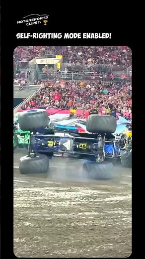 Monster Truck's Epic Flip!