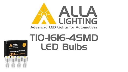 T10 168 194 LED Bulbs Amber Yellow 194NA W5W Marker Lights