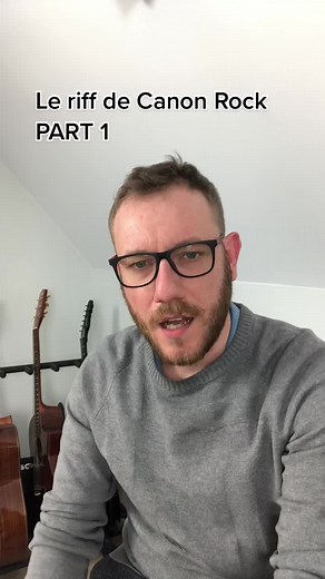 How to Play Canon Rock Riff on Guitar - Part 1