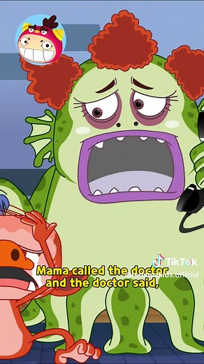 Five Little Monsters Jumping on the Bed