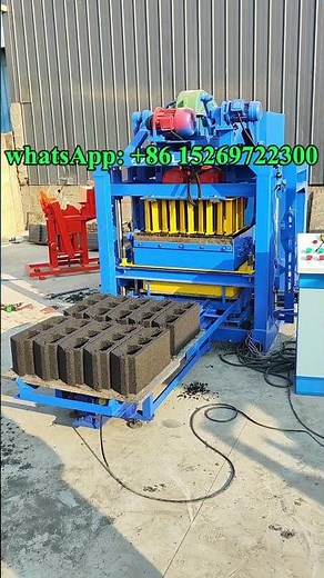 Automatic Concrete Block Making Machine High-Speed Production Process with low price #hourdis #block