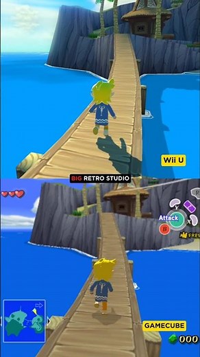 The Legend of Zelda: The Wind Waker - Wii U vs Gamecube