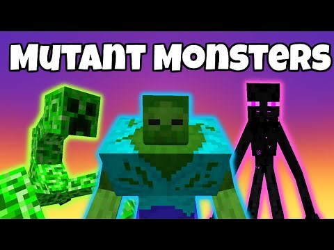 MUTANT MONSTERS MOD | Minecraft Mods Showcase 1.20+
