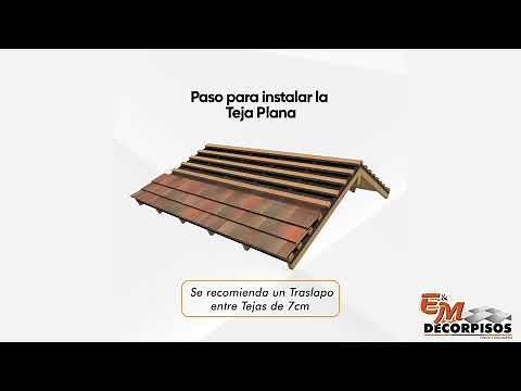 INSTALACIÓN DE TEJA PLANA