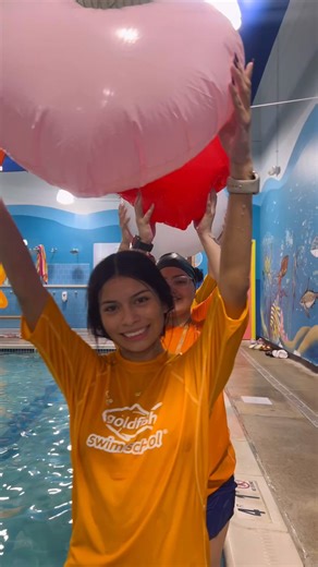 Goldfish - Gaithersburg on Instagram: "Roses are red 🌹 The pool is warm 🏊‍♀️ Family Swim night is where memories are born! 📆 Friday, 13th, 2026 ⏰ 5:15-6:15PM Join us at Goldfish Swim School for a Valentine's celebration full of smiles and splashes 🐠 🧡 RSVP Today!"