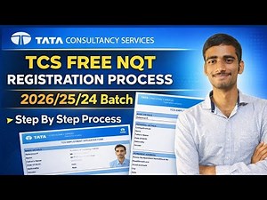 TCS FREE NQT Registration Process 2026/2025/2024 Batch | Step By Step Guide 🔥