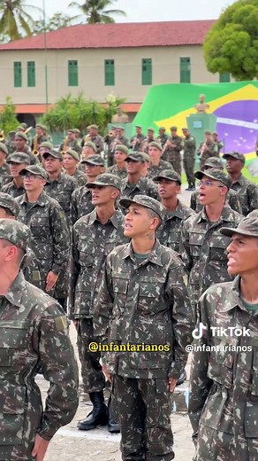 Hino Nacional Brasileiro: Infantaria e Exército