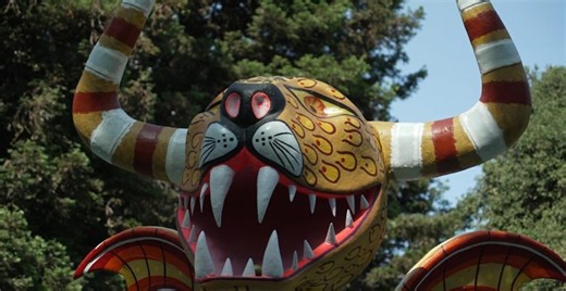 Tour of giant, brightly colored creatures celebrates artistic heritage of Oaxaca