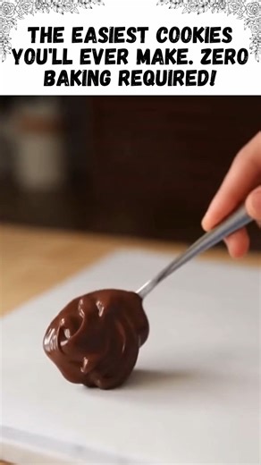 The easiest cookies you'll ever make. Zero baking required | Easy No Bake Cookies