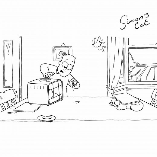 2.9M views · 76K reactions | Uh oh, it's that time of the year again! How does your cat cope with the dreaded 'box'?!  | Simon's Cat | Facebook