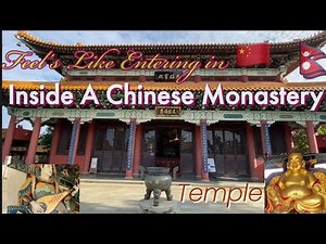 Inside a Chinese Buddhist Monastery॥Zhong Hua॥China Temple🇨🇳॥Lumbini Nepal 🇳🇵
