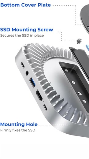 Docking Station for Mac Mini M4 #shorts