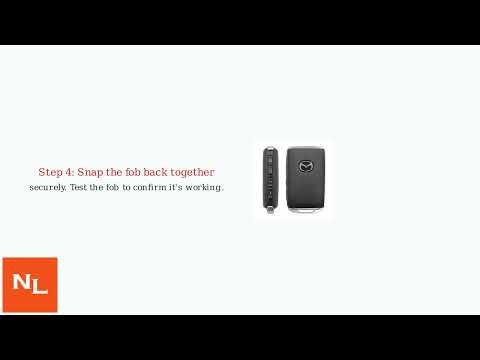 How To Replace 2020–2023 Mazda CX-9 Key Fob Battery – CX-9 Remote Battery Change