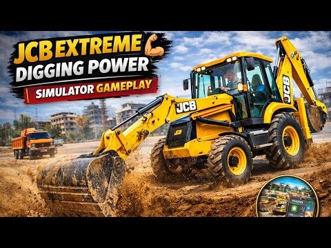 JCB Extreme Digging Power 💪 | Simulator Gameplay #JCB #Gaming