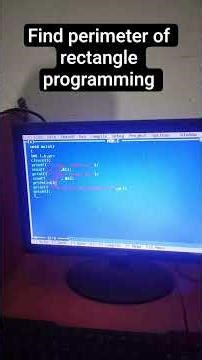 c programming perimeter of rectangle find runtime‪@khangsresearchcentre1685‬