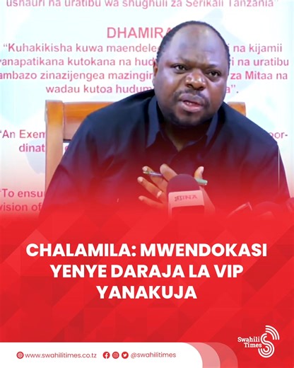 Mkuu wa Mkoa wa Dar es Salaam, Albert Chalamila amesema yatakuja mabasi mapya ya Mwendokasi yatakayokuwa na daraja maalum la VIP kwa ajili ya abiria watakaohitaji huduma za kipekee. | Swahili Times
