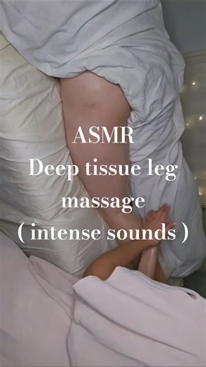 ASMR deep tissue leg massage - hacking techniques to relieve tension #legmassage #glutes #asmr