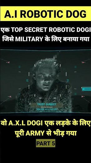 एक लड़के को मिला HIGHLY ADVANCE INTELLIGENT ROBOT (Part 5) A.X.L Movie Explained #shorts