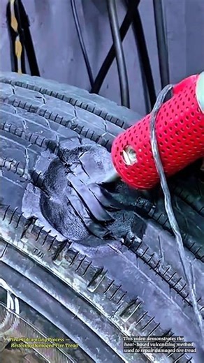 Heat Vulcanizing Process — Restoring Damaged Tire Tread