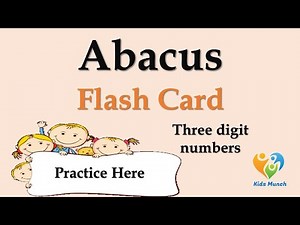 Abacus Flash Card numbers up to three-digit | Practice Abacus Flash Card | Abacus | Learn Abacus