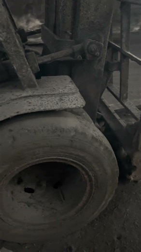 Dirty Forklift Wheel After Hard Work 🔧 #pov