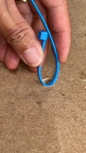 Securing Pipes to Walls Using Zip Ties