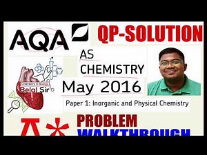 AQA Chemistry AS Paper 1 – June 2016 (Q1–Q2) | Full Step-by-Step Solution