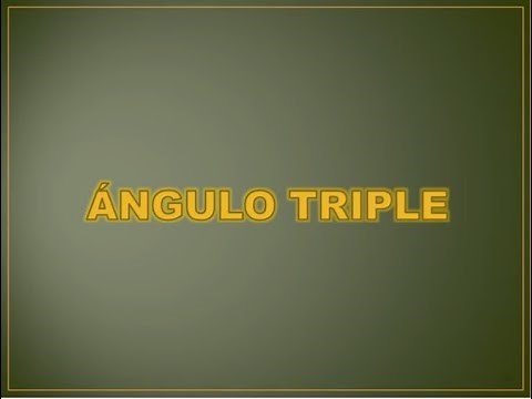 ÁNGULO TRIPLE (Trigonometria)