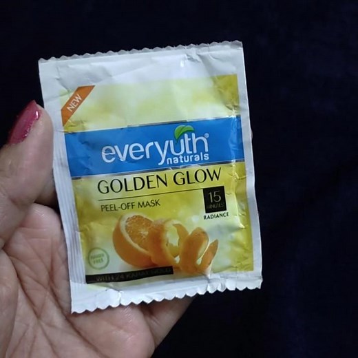 Everyuth Naturals golden glow peel off mask| how to apply ever youth peel off mask|#trending 🔥🔥