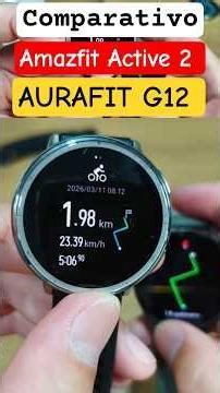 Smartwatch EXPENSIVE vs CHEAP GPS comparison! Amazfit Active 2 vs Aurafit Trek 2 G12 #cycling #ru...