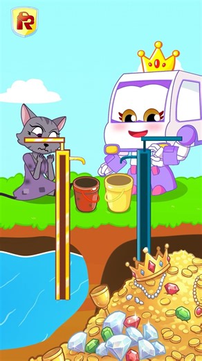 When to Call for Help | My Princess Help Friends | Sharing Good Manner | RoboSquad Kids Song #shorts