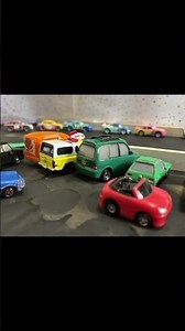 作成中！カーズ最初のレースストップモーション2025 #cars #stopmotion #shorts