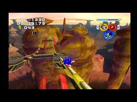 Sonic Heroes: Rail Canyon (Team Sonic)