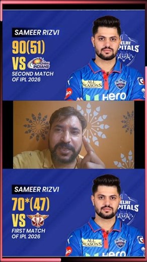 Sameer Rizvi Silenced the MI Army! 🤫🔥 Biggest Upset of IPL? #shorts #mivsdc #sameerrizvi