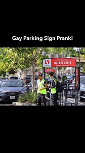 Gay Parking Sign Prank! - - - - - - - #instagramreels #fyp #viral #fyp #explorepage #prank #pranks #funnyvideos #funny #prankvideo #trending #pranksgonewrong #prankster #reels #karen | NottAlejandro