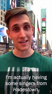 1.8K views · 38 reactions | Hadestown's John Krause is coming back to #TimesSquare on Tuesday for his second #BroadwayBuskers concert. He’s bringing his original songs, fellow castmates, and fiancée Molly McCook! #LiveTSQ bit.ly/BB070919 | Times Square, New York City | Facebook