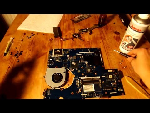 Disassembling and cleaning the Asus X73B (Part 1)