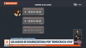 Nuevas revelaciones en el caso #DemocraciaViva. Reportajes T13 tuvo acceso a audios inéditos que la exsubsecretaria de Vivienda, #TatianaRojas, le envió al entonces #Seremi de Vivienda de Antofagasta, #CarlosContreras, el mismo día en que el escándalo se hizo público. Los mensajes de voz dan cuenta de lo que podría ser, en esos días, más que un "rumor" como se ha señalado desde La Moneda. | T13