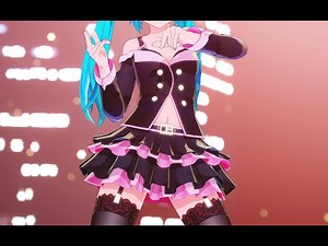 【VOCALOID MMD／4K／60FPS】Hatsune Miku【ヒアソビ】