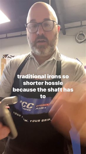 GOLF PLUS on Instagram: "Old school iron fixes today in the shop. #golfclubrepair #golfrepair #golfbuildshop #golfshop #golffix #wefixgolf #oldschool #borethru"