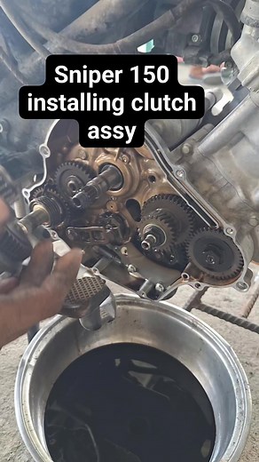 Yamaha sniper 150 install clutch assy | Ralph Sotto