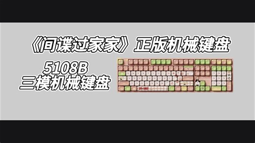 谁懂啊！Akko 5108B 联名键盘手感颜值双炸！