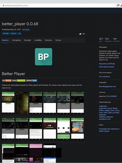 Most Popular Flutter Packages: Video Player #shorts
