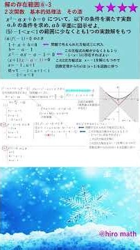 Quadratic Equations: Range of Existence for Solutions 6-3 Basic Solution Methods Part 7 #Quadrati...