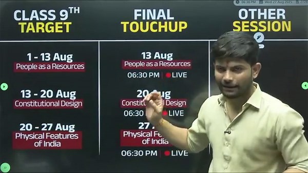 Physical Features of India | Live Session IMP Topics MIQs & PYQs | Class 9 Geography