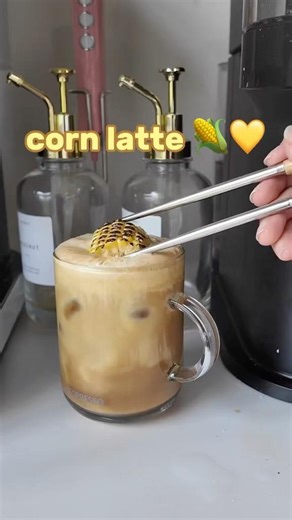 corn latte tutorial 🌽