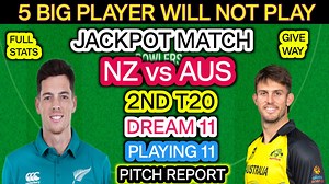 8.7K views · 480 reactions | NZ vs AUS 2nd T20 Dream 11 Team...