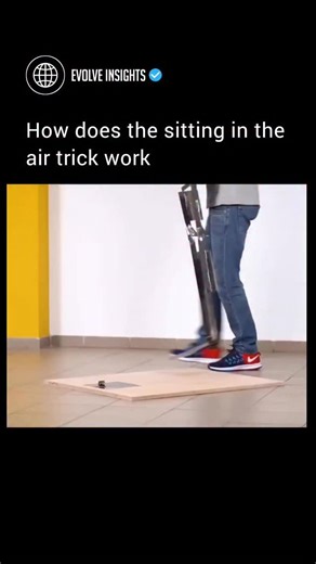 Evolve Insights on Instagram: "The “sitting in the air” trick looks like pure magic, but it’s actually clever engineering 🪄. A hidden metal seat is connected to a strong internal frame that runs through the staff and into a heavy base on the ground. This structure supports the performer’s weight, while loose clothing carefully hides the seat and frame, creating the illusion of floating effortlessly in midair. It’s a perfect example of how smart design and visual misdirection can turn simple mec
