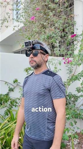 Ar glasses with Dji Osmo Action 5 pro #Xreal #djiosmoaction5pro